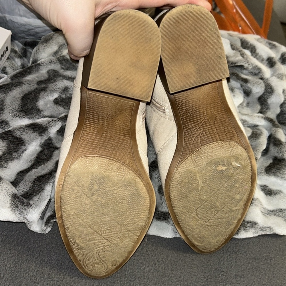 Sonoma Sanjuan Ankle Booties Tan Sz 9 - Picture 6 of 7